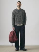 Carmel Cable Crewneck Sweater