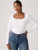 Essential Square Neck Long Sleeve Top