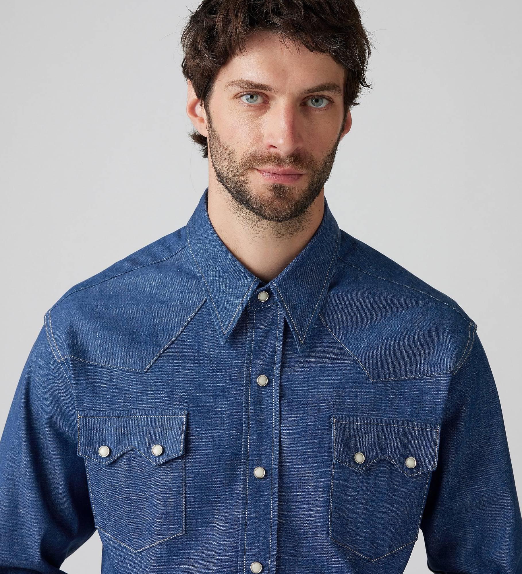 LVC SHORTHORN SAWTOOTH SHIRT Mサイズ Levi's® Vintage Clothing Shorthorn Sawtooth Shirt - Levi's Jeans