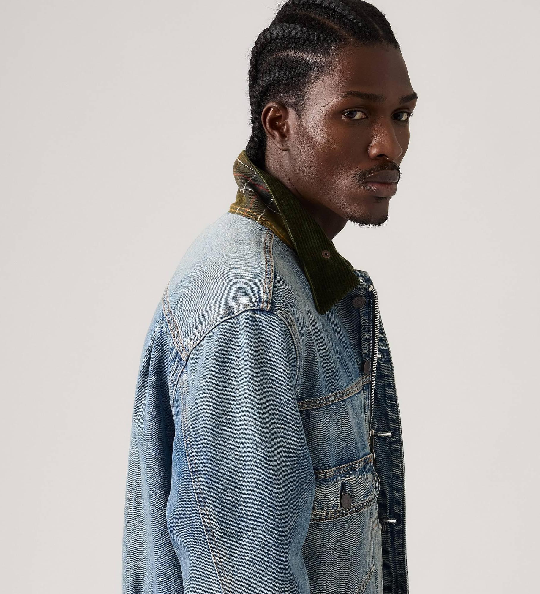 LEVI'S x Barbour Type II Denim Trucker M Barbour Barbour x Levi's