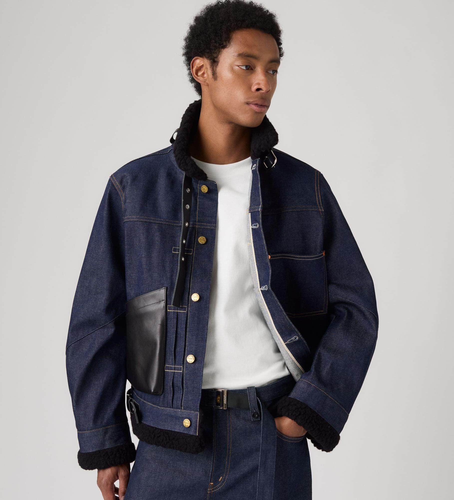 Levi's® x sacai Sherpa Jacket - Levi's Jeans, Jackets & Clothing