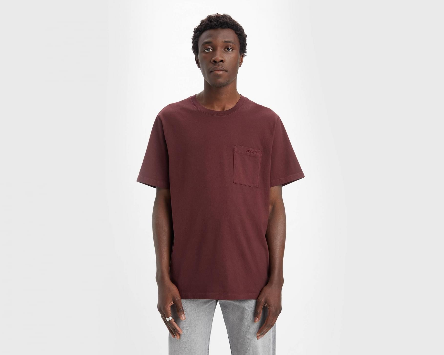 Levis t cheap shirt pocket