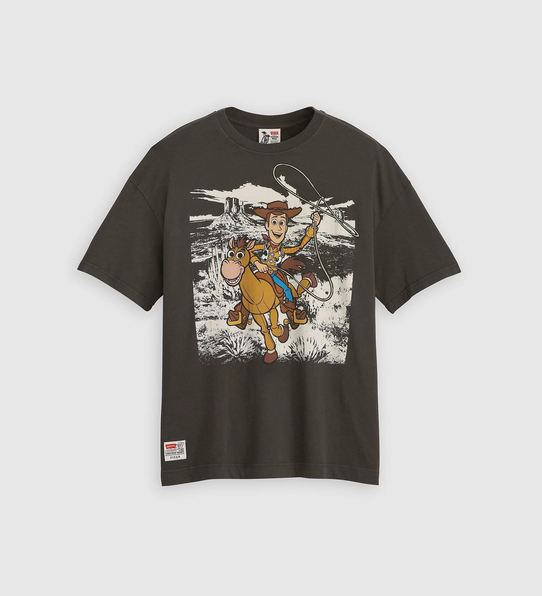 トップス LEVI'S x Toy Story Boxy Tee Woody Black Levi's® x Toy Story Boxy Tee - Levi's Jeans, Jackets & Clothing