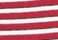 Indigo Stripe Scarlet Smile Cotton - Red