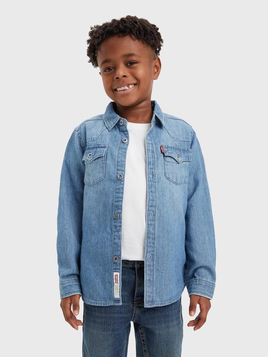 Kids Barstow Western Shirt Levi s Jeans Jackets Clothing