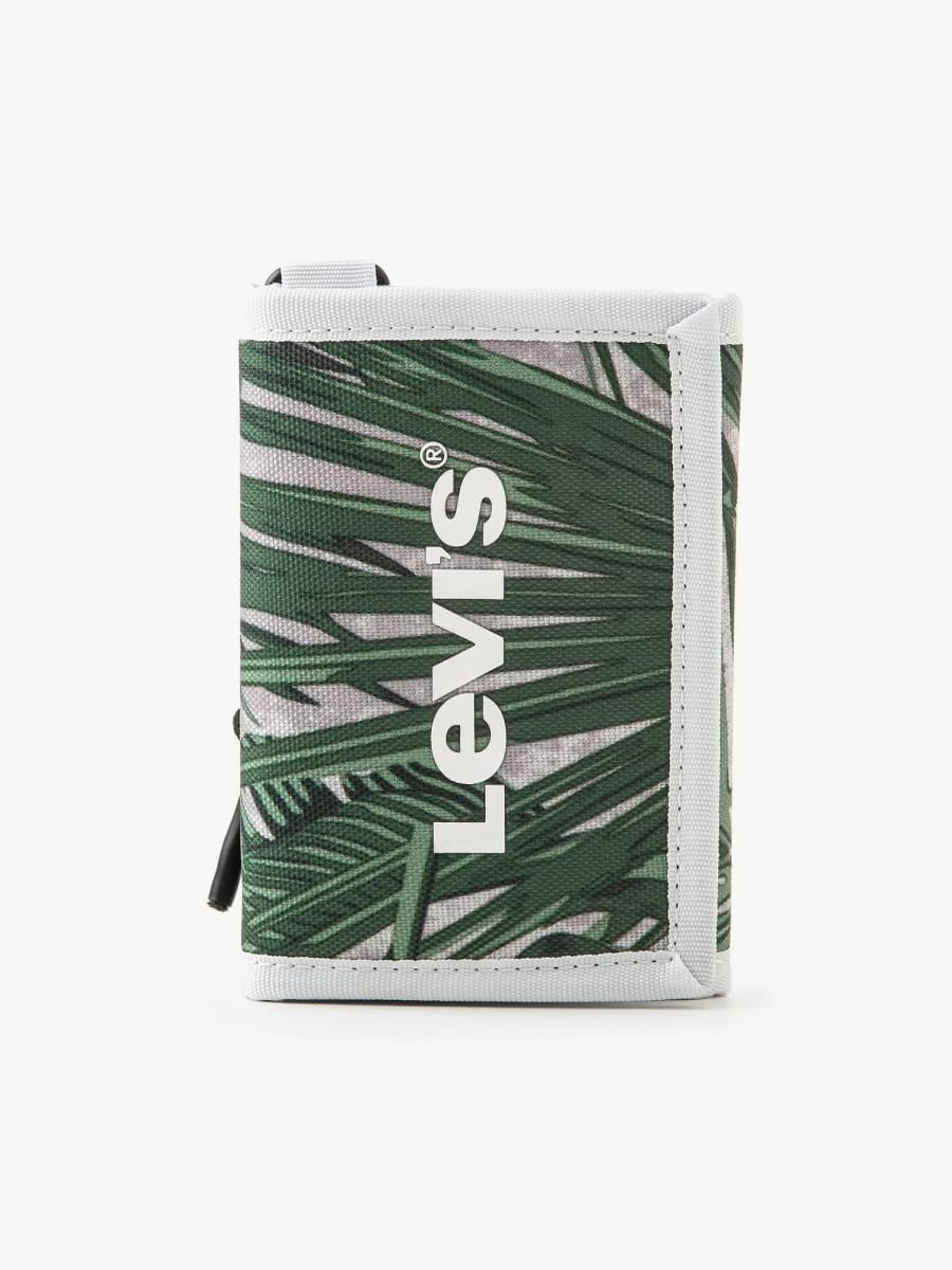 levi's green wallet