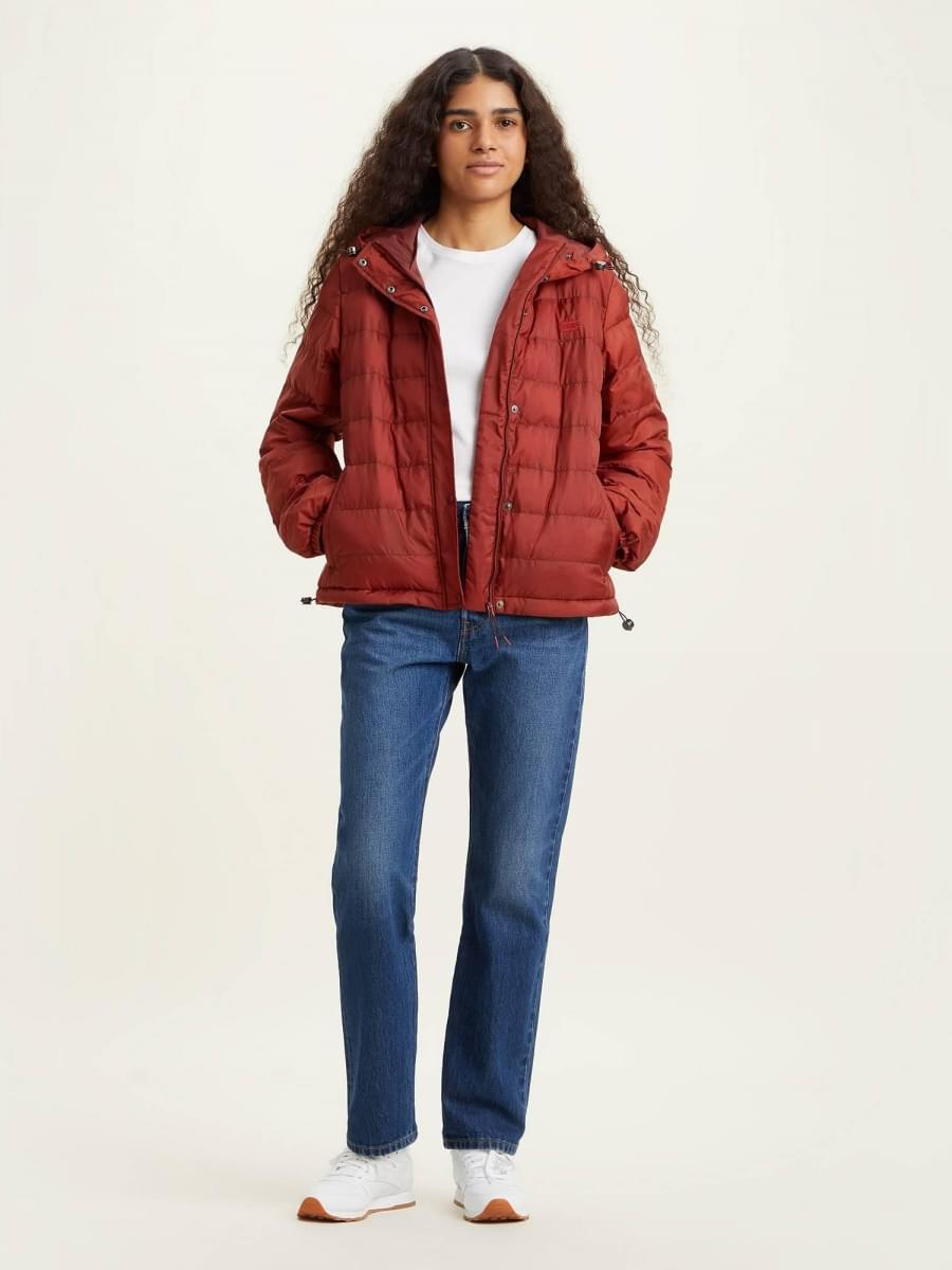 edie corduroy puffer jacket