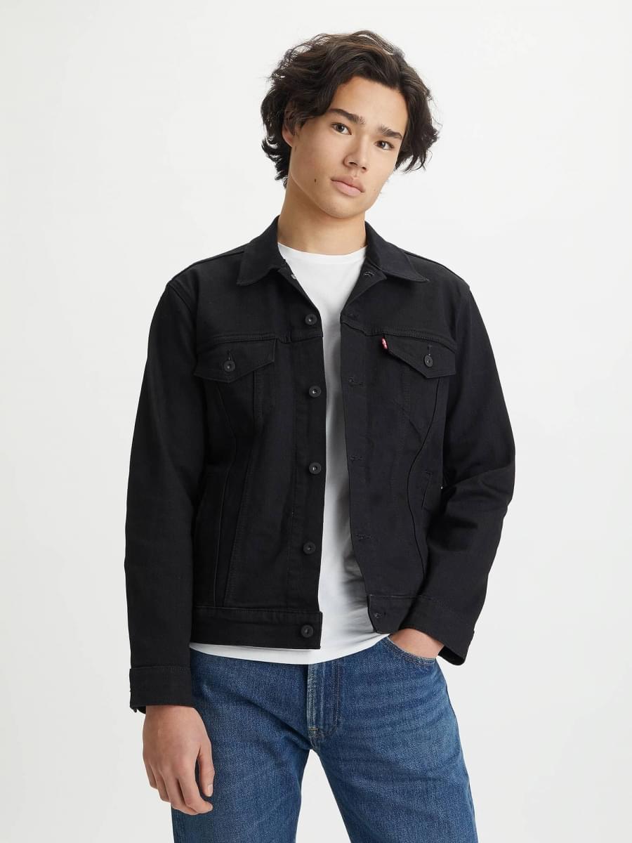 Amazon.com: Levi's Boys' Denim Trucker Jacket, Blue, S: Clothing, Shoes &  Jewelry