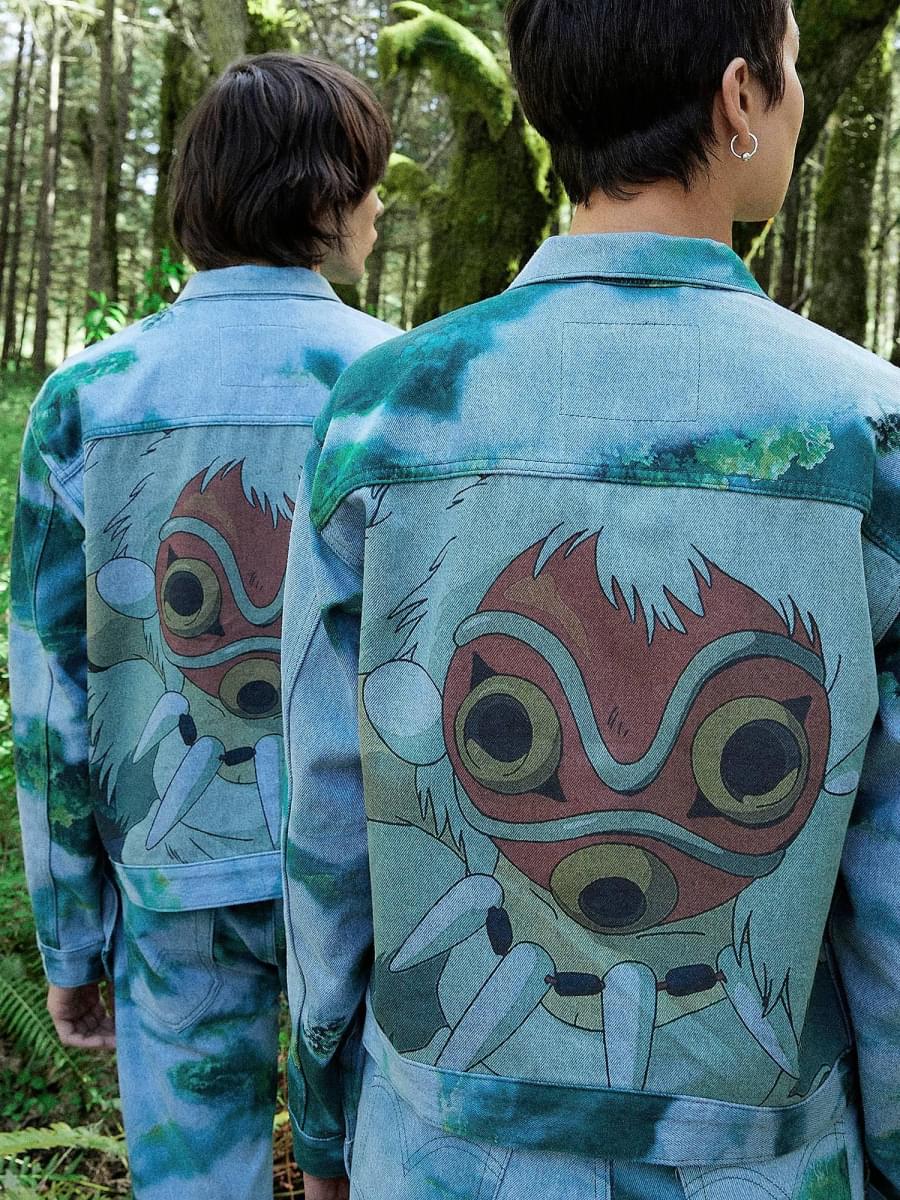 リーバイスリーバイス もののけ姫 SAN ＆ WOLF TRUCKER JACKET - G 