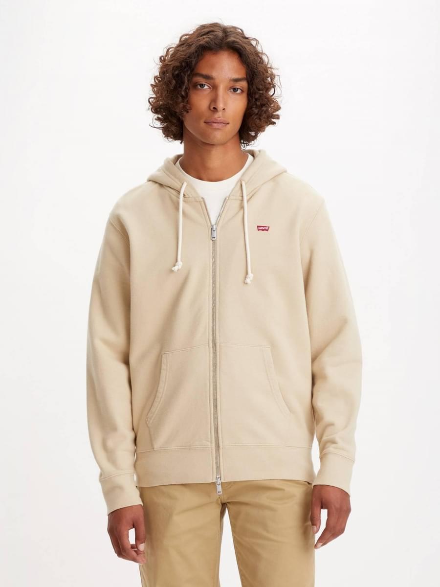 levi zip up hoodie mens