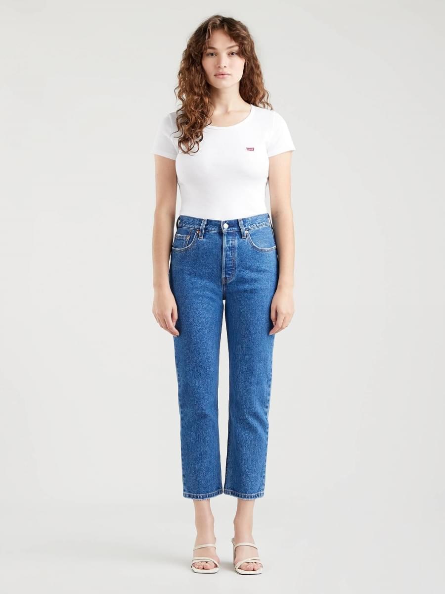 Calça Jeans Levis 501 Crop Feminina