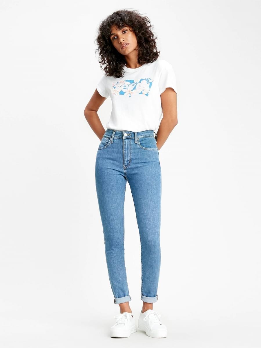 high waist skinny jeans levis