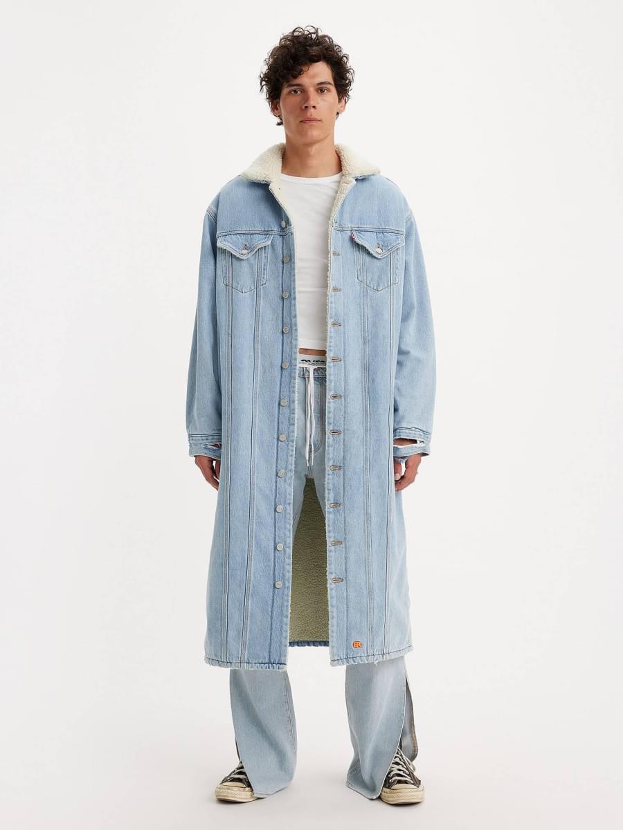 Denim hot sale duster vest