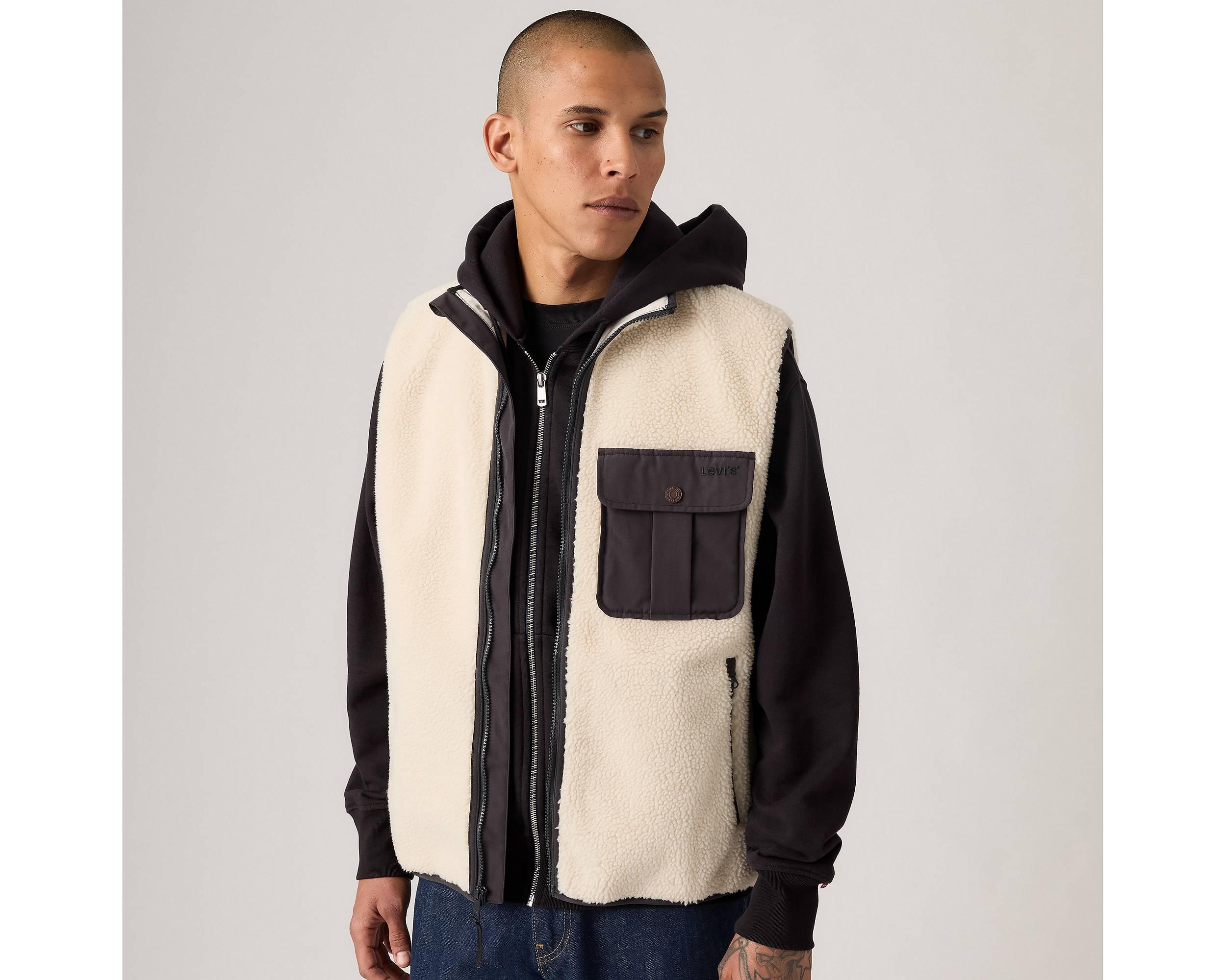 Joonie Sherpa Vest Levi's Jeans, Jackets Clothing