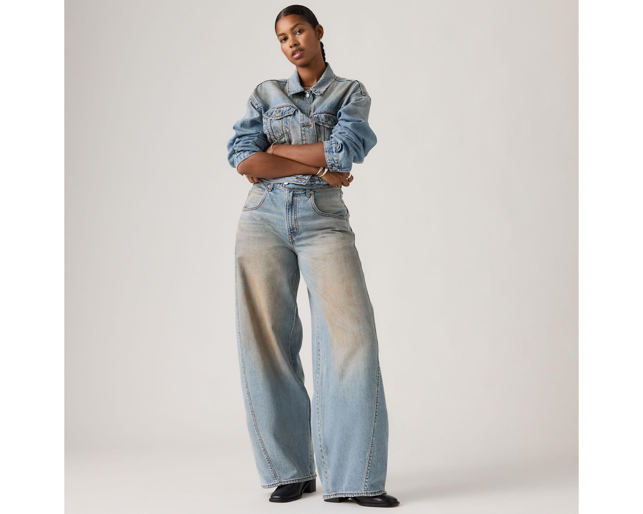 Super Baggy Barrel Jeans - Levi's Jeans, Jackets & Clothing