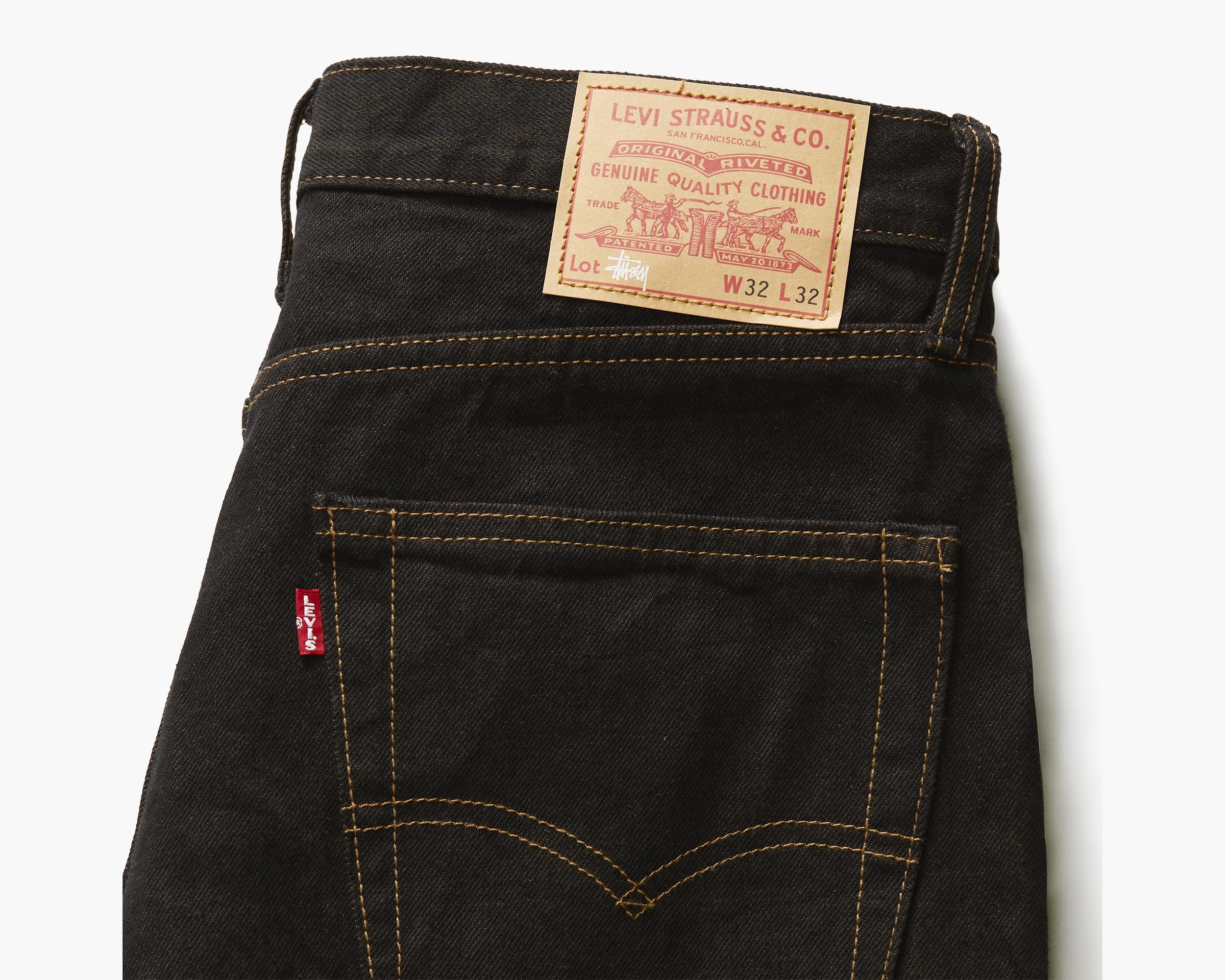 Stüssy & Levi's® 568™ Stay Loose Crispy Rinse Jeans - Levi's Jeans ...