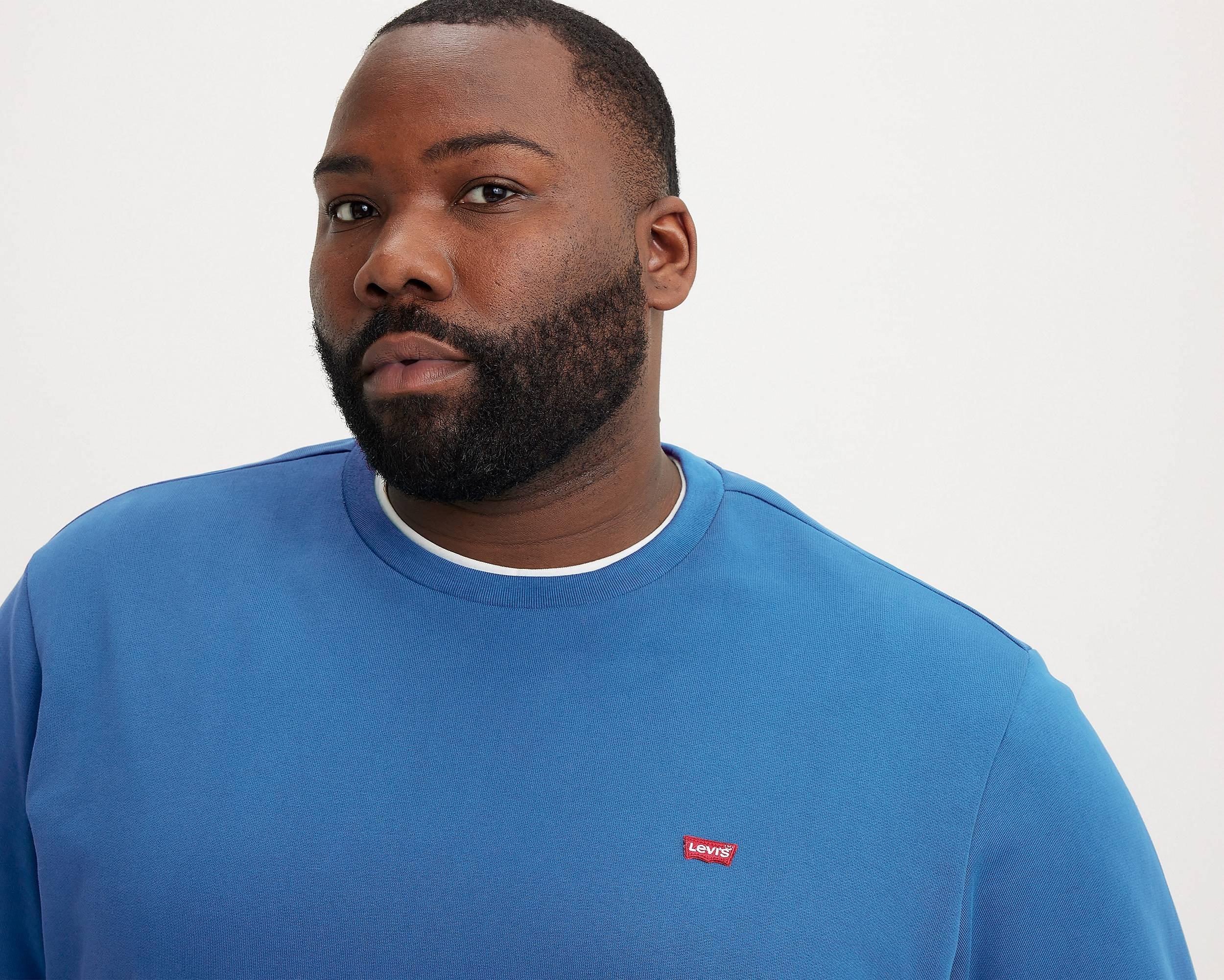 Felpa Levi's Big & Tall Original Housemark Crew | Uomo, Cotone E Poliestere, Comfortable E Morbida - Foto 12