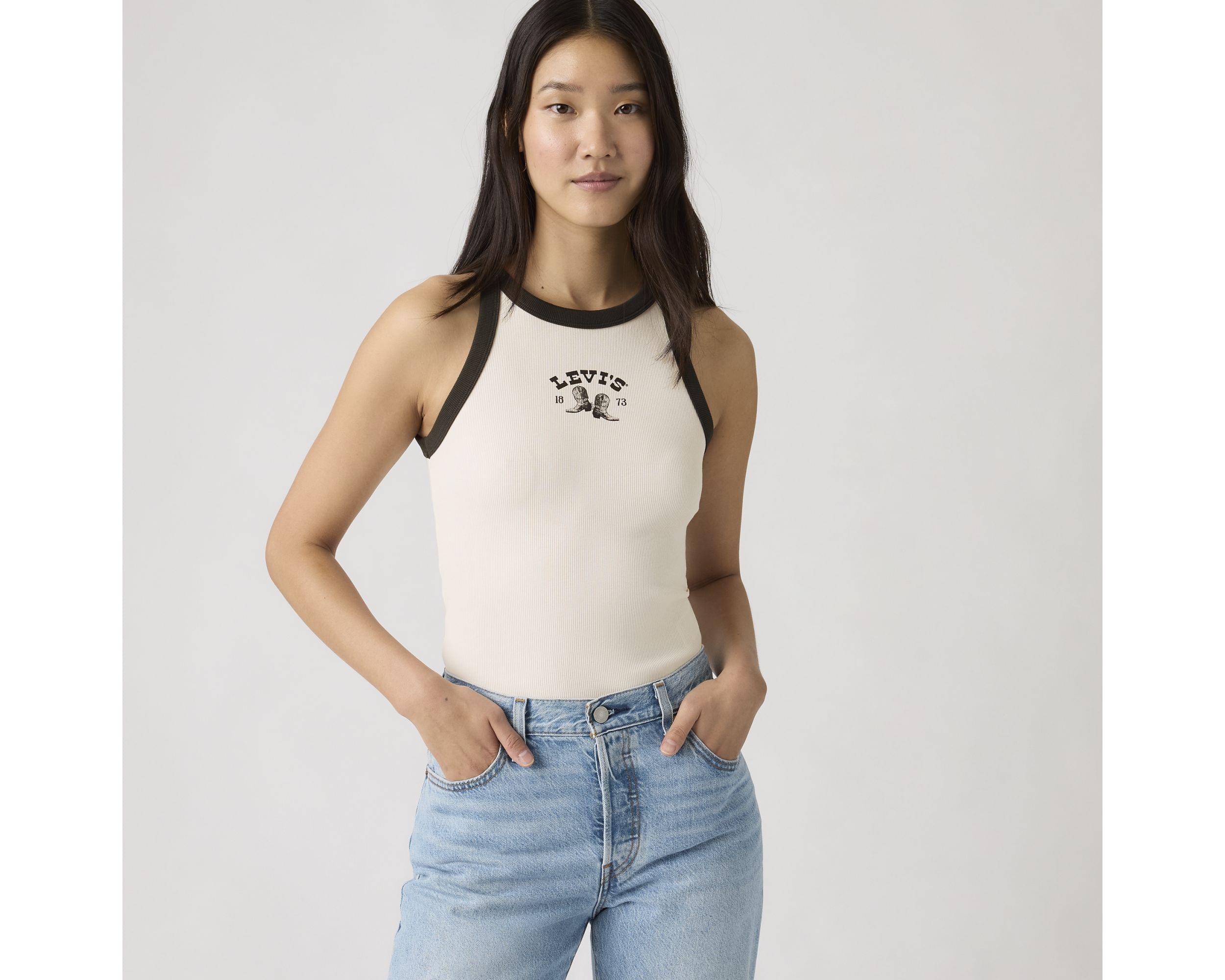 Graphic Essential Racer Tank Top - Levi's Jeans, Jackets & Clothing