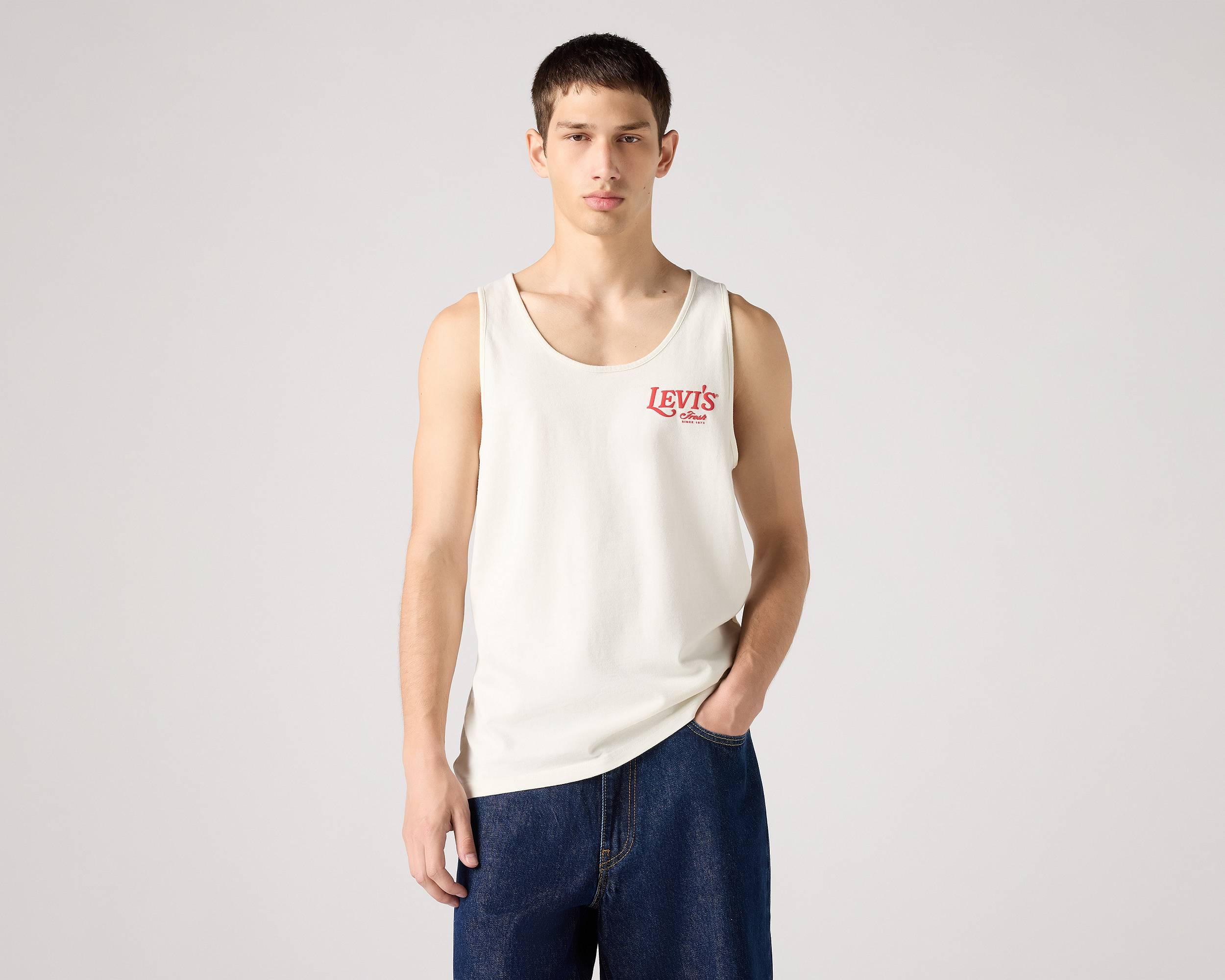 Camiseta De Tirantes Levi's Housemark Para Hombre - Básico Clásico Con Logo